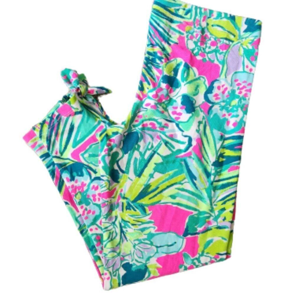 Girls Lilly Pulitzer Capri leggings XL 12-14